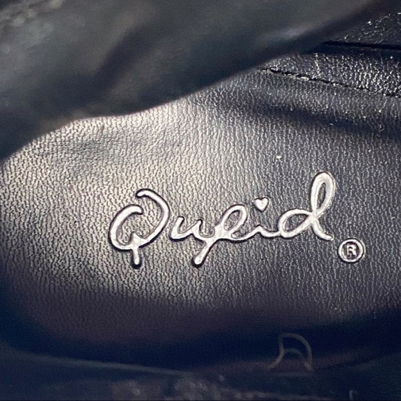 Qupid Black Open Toe Slouchy Ankle Boot - Picture 12 of 12